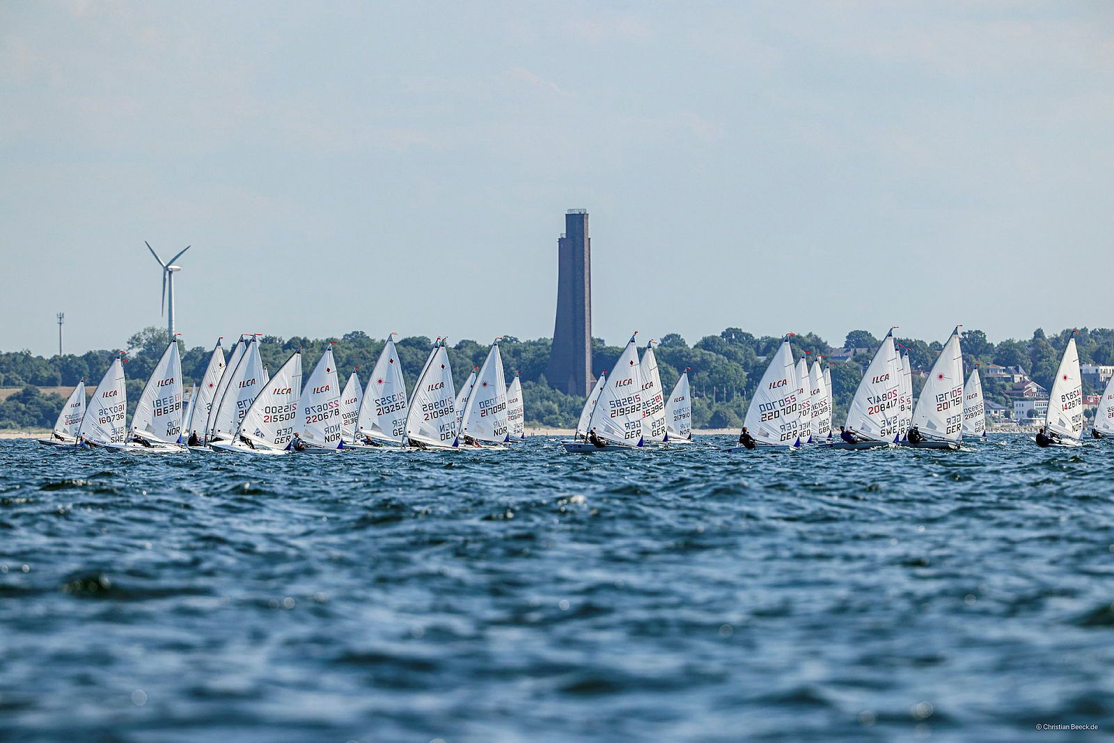 Gli azzurri pronti a sfidare il Mondiale ILCA 6 Maschile a Kiel