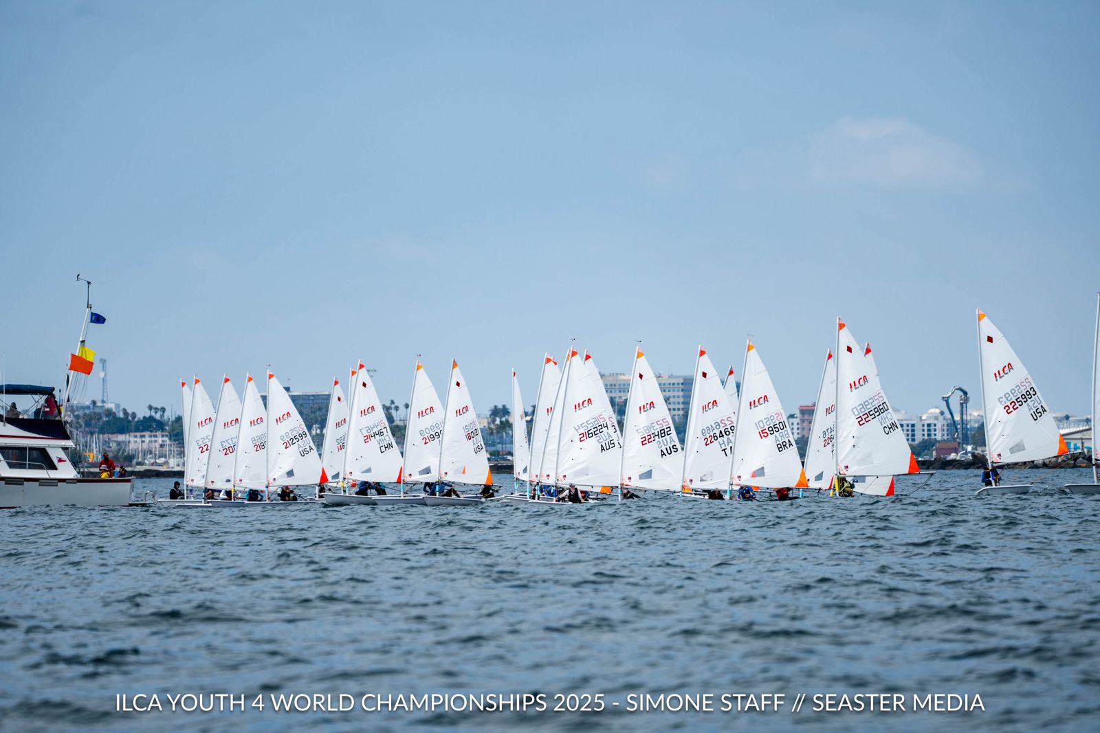 Mondiale Youth ILCA 4 a Los Angeles: Primo giorno