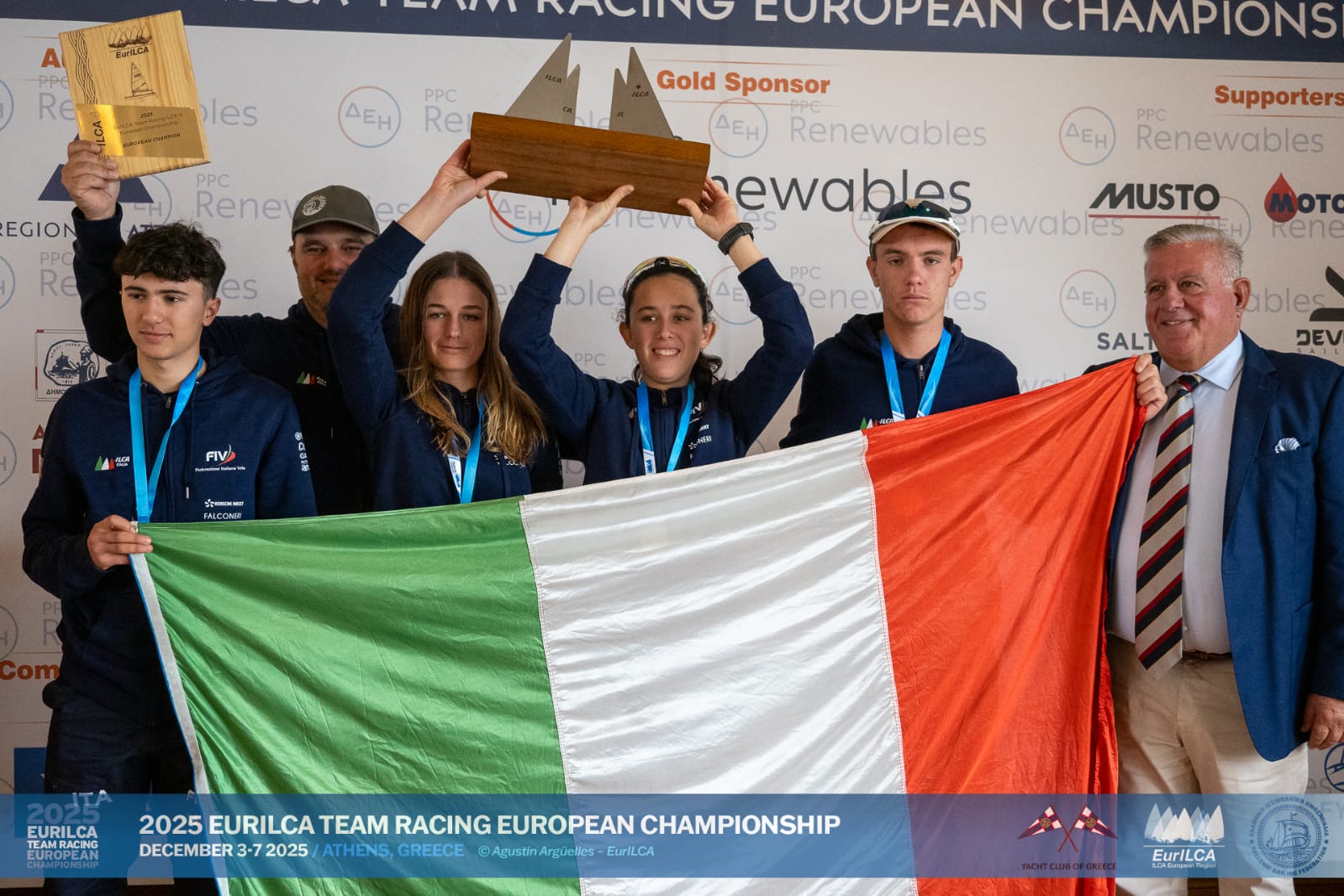 L’Italia conquista il primo, storico Europeo Team Racing ILCA ad Atene