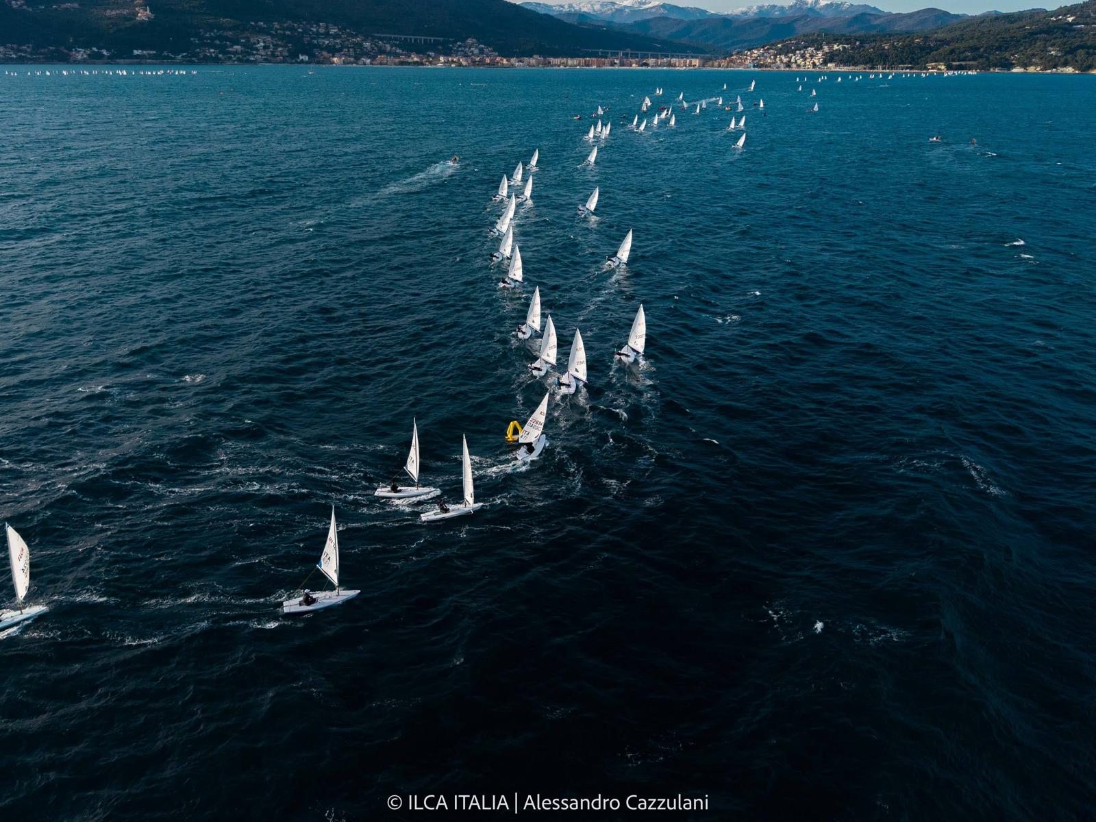 Italia Cup ILCA 2026: ad Andora il vento del sud sblocca la stagione