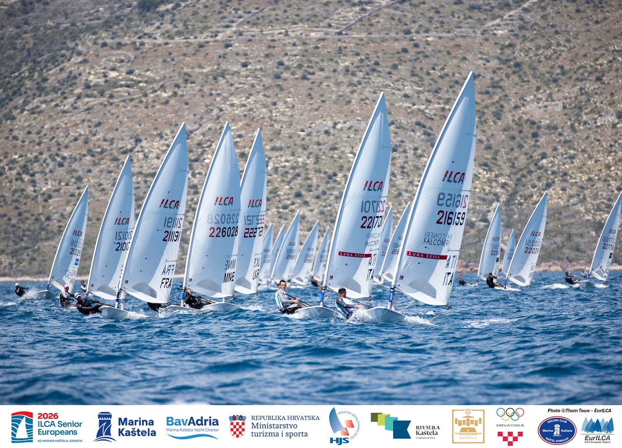 Europeo ILCA 2026, day 2: dominio azzurro negli ILCA 6 Men, Chiavarini 2° negli ILCA 7