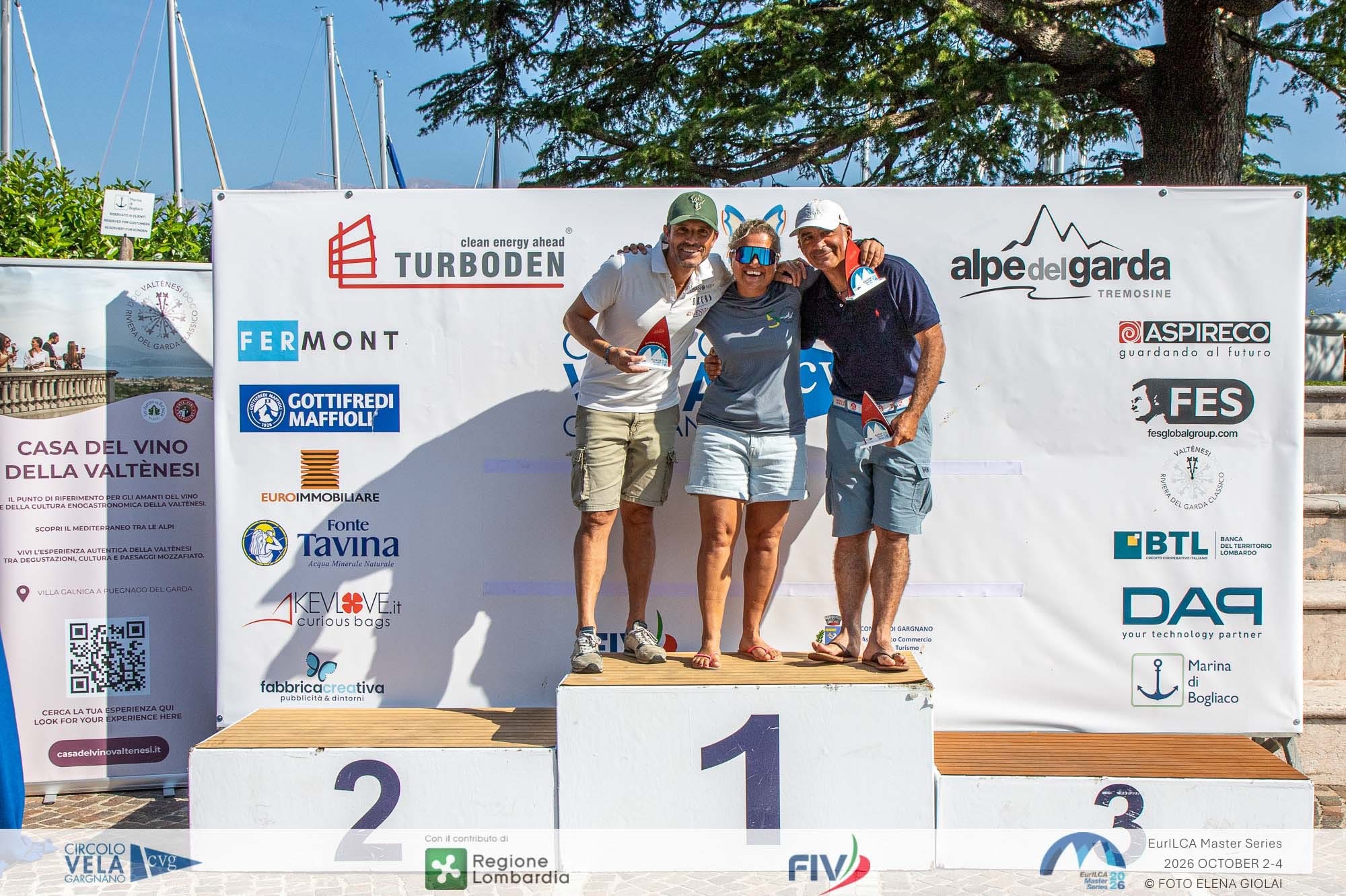 EurILCA Master Series, Gargnano: successi italiani nel gran finale sul Garda